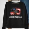 Mens Fun Doberman Dad American Flag Father’S Day Bbnk Sweatshirt Gifts for Old Women