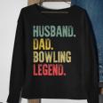 Mens Funny Vintage Bowling Men Husband Dad Legend Retro Sweatshirt Gifts for Old Women