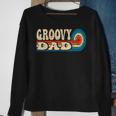 Mens Groovy Dad 70S Aesthetic Nostalgia 1970S Retro Dad Sweatshirt Gifts for Old Women