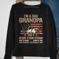 Mens I Am Veteran Grandpa Desert Storm Veteran Gift Memorial Day Sweatshirt Gifts for Old Women