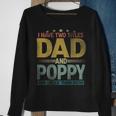 Mens I Have Two Titles Dad And Poppy And I Rock Them Both V3 Sweatshirt Gifts for Old Women