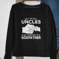 Mens Only The Best Uncles Get Promoted To Godfather Sweatshirt Gifts for Old Women