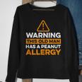 Mens Peanut Allergy Design For A Peanut Allergic Sweatshirt Gifts for Old Women
