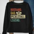 Mens Pickleball Funny Husband Dad Legend Vintage Fathers Day Sweatshirt Gifts for Old Women