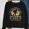 Mens Roller Derby Lover Vintage Roller Derby Dad Fathers Day Sweatshirt Gifts for Old Women