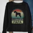 Mens Schnauzer Papa Fathers Day Dad Grandfather Mini Schnauzie Sweatshirt Gifts for Old Women