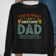 Mens This Is What An Awesome Dad Looks Like Funny Vintage Sweatshirt Gifts for Old Women