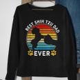 Mens Vintage Best Shih Tzu Dog Dad Ever Fathers Day Gifts Sweatshirt Gifts for Old Women