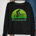 Mens Vintage Retro Best Cycling Dad Ever Funny Mountain Biking Sweatshirt Gifts for Old Women