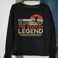 Mens Vintage Soccer Dad The Man The Myth The Legend Sweatshirt Gifts for Old Women