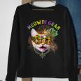 Meowdi Gras Kitten Cat Mask Beads Mardi Gras Carnival Sweatshirt Gifts for Old Women