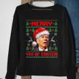 Merry 4Th Of Easter Funny Joe Biden Christmas Ugly Sweater V3 Men Women Sweatshirt Graphic Print Unisex Gifts for Old Women