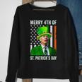 Merry 4Th Of St Patricks Day Joe Biden Leprechaun Hat V2 Sweatshirt Gifts for Old Women