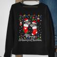 Merry Schnauzer Christmas Mini Schnauzer Xmas Party Men Women Sweatshirt Graphic Print Unisex Gifts for Old Women