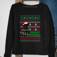 Merry Woofmas Flat Coated Retriever Dog Funny Ugly Christmas Funny Gift Sweatshirt Gifts for Old Women