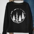 Minimalist Tree Design Forest Outdoors And Nature Graphic Sweatshirt Gifts for Old Women