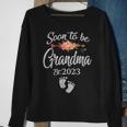 Mother Womens Soon To Be Grandma 2023 With Flower Mothers Day Mom Sweatshirt Gifts for Old Women