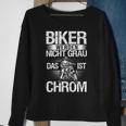 Motorradfahrer Biker Werden Nicht Grau Das Ist Chrom V3 Sweatshirt Geschenke für alte Frauen