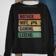 Mutter Video Gaming Legende Vintage Video Gamer Frau Mama Sweatshirt Geschenke für alte Frauen