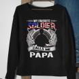 My Favorite Soldier Calls Me Papa - Proud Army Grandpa Gift Sweatshirt Gifts for Old Women