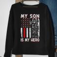 My Son Is My Hero Firefighter Fireman Fire Fighter Sweatshirt Gifts for Old Women