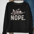 Nope Lazy Französische Bulldogge Dog Lover Geschenk Sweatshirt Geschenke für alte Frauen