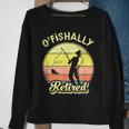 Ofishally Retired Fishing Retirement Men Women Sweatshirt Graphic Print Unisex Gifts for Old Women
