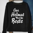 Opa Helmut Ist Der Beste Witziges Geschenk Sweatshirt Geschenke für alte Frauen