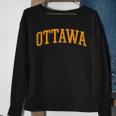 Ottawa Arch Vintage Retro University Style Sweatshirt Gifts for Old Women