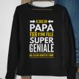 Papa von Mädchen Sweatshirt, Lustiges Geburtstagsgeschenk für Väter Geschenke für alte Frauen