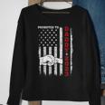 Patriotic Mens Promoted To Daddy Est 2023 First Time Dad V2 Sweatshirt Gifts for Old Women