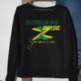 Patriotic One Love Jamaica Pride Clothing Jamaica Flag Color Sweatshirt Gifts for Old Women