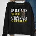 Patriotic Vietnam Veteran Wife Gift Veterans Day Men Women Sweatshirt Graphic Print Unisex Gifts for Old Women