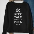 Pena Funny Surname Birthday Family Tree Reunion Gift Idea Sweatshirt Gifts for Old Women