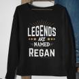 Personalisiertes Legends Are Named Regan Sweatshirt, Stilvolles Design für Regan Geschenke für alte Frauen