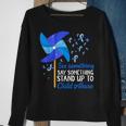 Pinwheel See Say Something Stand-Up To Child Abuse Awareness Sweatshirt Gifts for Old Women