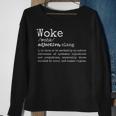 Politically Informed Woke Meaning Dictionary Definition Woke Sweatshirt Gifts for Old Women