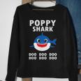 Poppy Shark Doo Doo Doo Funny Fathers Day Poppy Sweatshirt Gifts for Old Women