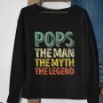 Pops The Man The Myth The Legend Christmas Sweatshirt Gifts for Old Women