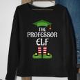 Professor Elf Family Matching Group Christmas Teacher Men Women Sweatshirt Graphic Print Unisex Gifts for Old Women