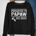 Promoted To Papaw 2023 Funny For First Time Papaw Sweatshirt Gifts for Old Women