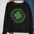 Prone To Shenanigans And Malarkey Clovers St Patricks Day Sweatshirt Gifts for Old Women