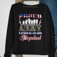 Proud Army National Guard Stepdad Us Fathers Day Men Sweatshirt Gifts for Old Women