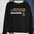 Proud Coast Guard Grandpa American Flag Father Gift Sweatshirt Gifts for Old Women