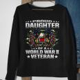 Proud Daughter Of A World War 2 Veteran Military Vets Child Men Women Sweatshirt Graphic Print Unisex Gifts for Old Women