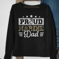 Proud Marine Military Dad Veteran Sweatshirt Gifts for Old Women