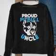 Proud Pitbull Uncle Dog Lover Gift Sweatshirt Gifts for Old Women