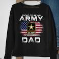 Proud To Be An Army Dad With American Flag Gift Veteran Sweatshirt Gifts for Old Women