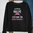 Rallye Superkraft Sweatshirt, Witziges Outfit für Heldinnen Geschenke für alte Frauen