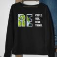 Recycle Reuse Renew Rethink Earthday 2023 Environment Sweatshirt Gifts for Old Women